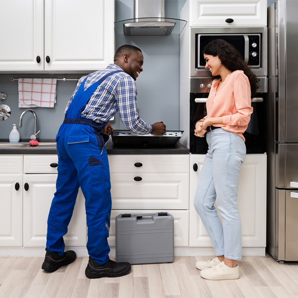 can you provide an estimate for cooktop repair before beginning any work in Prue OK